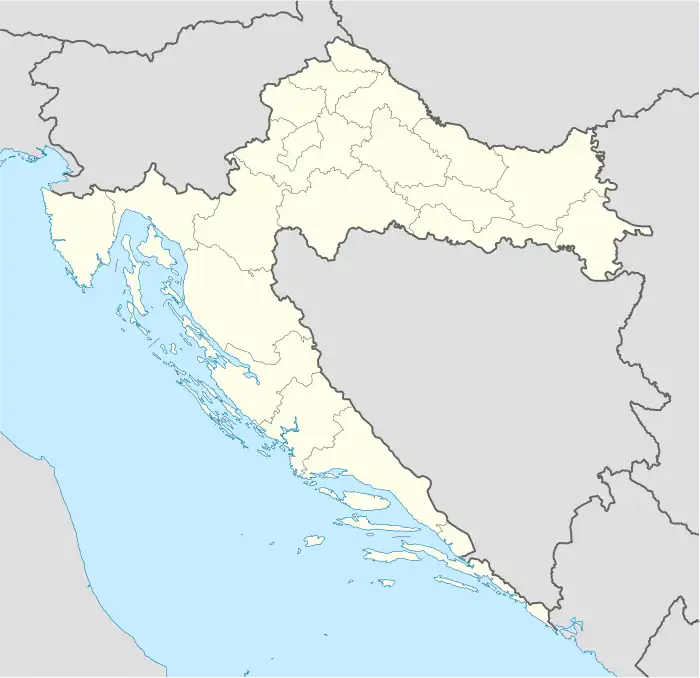 Hrastovac is located in Croatia