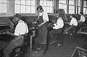 Crocker-Wheeler main plant blind workers making transformers