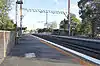 Southbound view from croxton platform 1 facing towards platform 2