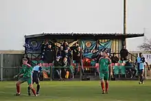 View of Croydon FC supporters