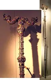 A crosier of the Vardapet, Armenian apostolic church, 19 century