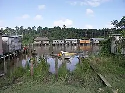 Stilt house on Curiapo, Delta Amacuro, Venezuela