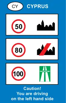 General speed limits