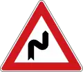 A 2a: Double bend, first to the right