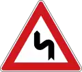 A 2b: Double bend, first to the left