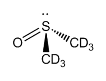 Wireframe of deuterated DMSO