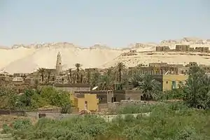 View to Dakhla Oasis' old town, taken by Vyacheslav Argenberg