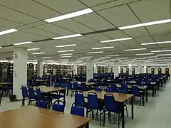 In the library