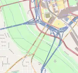 Mix Master interchange before Horseshoe Project