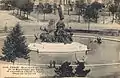 Triomphe de la Republique (1899), by Jules Dalou, in Place de la Nation. (1899)   The basin was demolished in the 1960s to make room for the RER, but the statues from the fountain are still there.