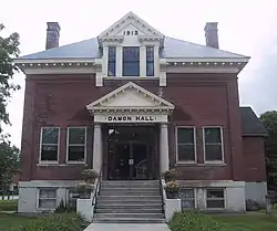 Damon Hall, Hartland's town hall