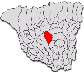 Location in Gorj County