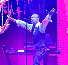 Dave Gahan performing with Depeche Mode in Denver, November 2023