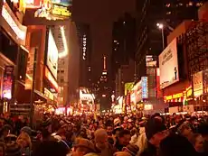 Image 18A crowd in Times Square awaits the countdown to the start of 2006. (from Culture of New York City)