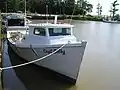 Deadrise workboat Capt. Colby at Tyler's Beach near Smithfield, VA.