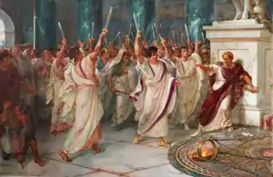 The Assassination of Julius Caesar, c. 1888, Royal Shakespeare Theatre