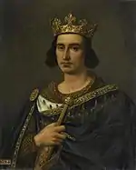 Painting of Saint Louis by Auguste de Creuse, 1837