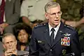 General Myers delivers his opening remarks during a town hall meeting at The Pentagon auditorium on 14 August 2003.