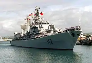 Harbin (DDG 112) before the 2011 upgrade