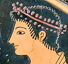 Details of a head in the scene above