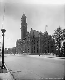 U.S. Post Office and Courthouse (Detroit Federal Building), Detroit, Michigan (1890–97, demolished 1931).