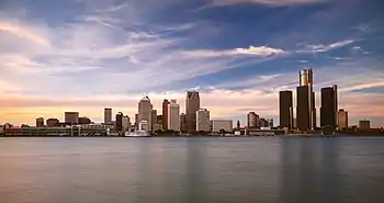 Downtown Detroit skyline