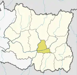 Location of Dhankuta