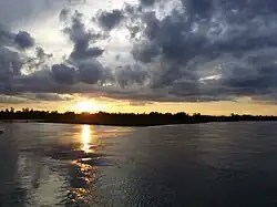 Jamuna River in Dhunat Upazila