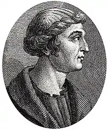 engraving of Cassius Dio