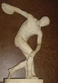 Discobolus of Myron (455 BC), British Museum, London.