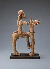 Equestrian figure; 13th–15th century; height: 70.5 cm; National Museum of African Art (Washington D.C., USA)