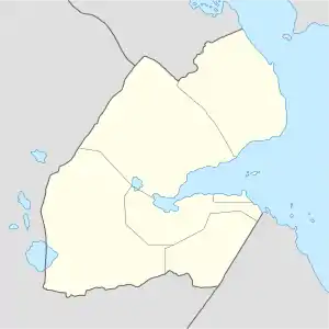 Waddi, Djiboutiوادي is located in Djibouti