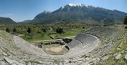 The ancient theatre at Dodona, Epirus