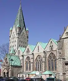 The seat of the Archdiocese of Paderborn is Cathedral of Sts. Mary, Liborius and Kilian.