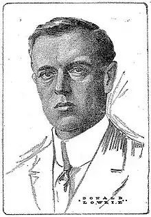 Donald Lowrie, 1912.