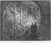 Image 18Gustave Doré's 19th-century engraving depicted the dirty, overcrowded slums where the industrial workers of London lived. (from History of capitalism)