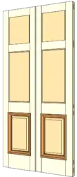 Sample of a Double margin door.