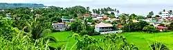 Aerial view of Bulusan