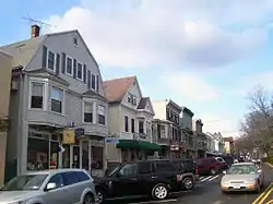 Looking north along Katonah Avenue