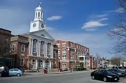 Buildings along Park Street in downtown Lebanon