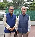 Shri Dineshwar Sharma visited Dr Nirmal Singh's residence at Jammu during his tenure as an Interlocutor to the Government of India for the state of Jammu & Kashmir.