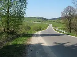 Road through the village