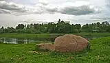 A Boris stone retrieved from the Drujka River has become a local tourist attraction.