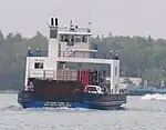 SS Drummond Islander IV crossing the De Tour Passage