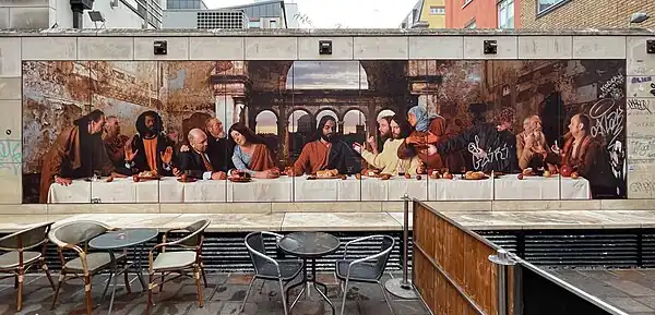 Dublin's Last Supper as seen in 2021