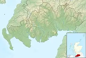 Lochrutton loch is located in Dumfries and Galloway