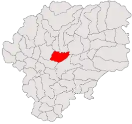 Location in Bistrița-Năsăud County