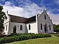 View of the church from outside.