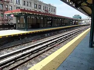 Platforms after renovation