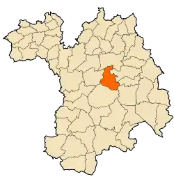 Location in Sétif Province map